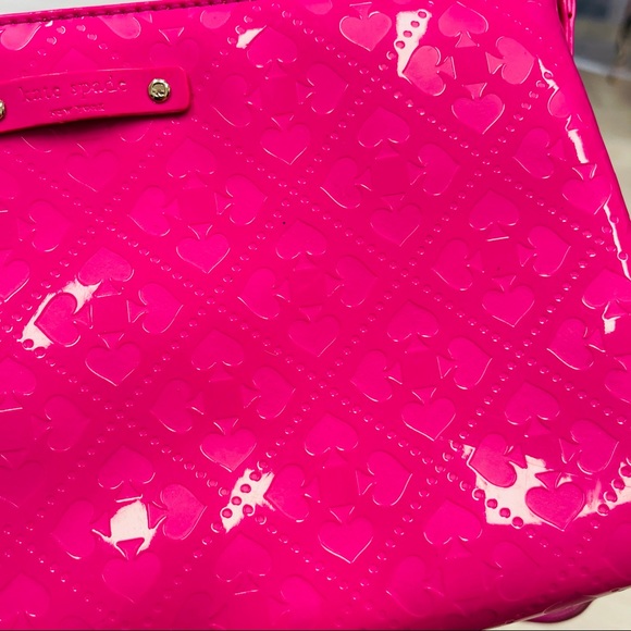 Kate Spade Hot Pink Patent Emerald Ave Crossbody - Picture 6 of 15